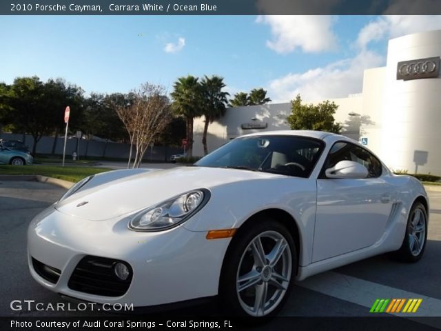 2010 Porsche Cayman  in Carrara White