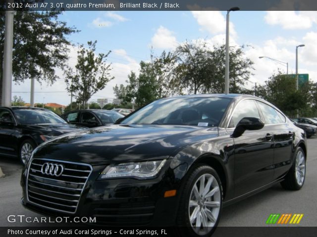 2012 Audi A7 3.0T quattro Premium in Brilliant Black