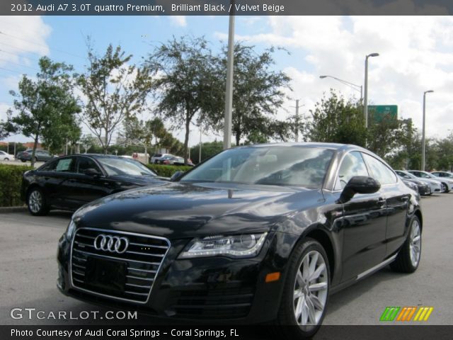 2012 Audi A7 3.0T quattro Premium in Brilliant Black