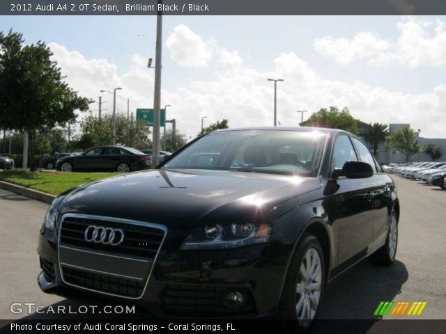 2012 Audi A4 2.0T Sedan in Brilliant Black