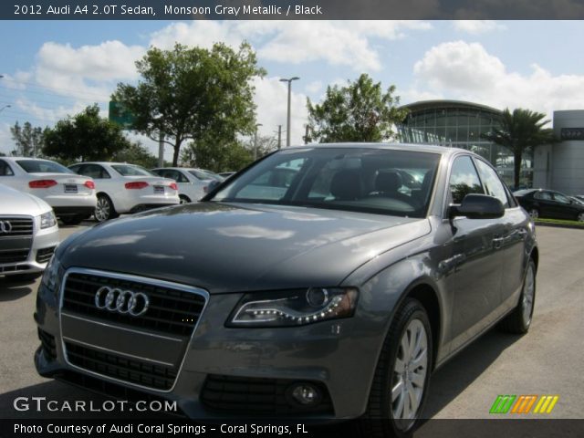 2012 Audi A4 2.0T Sedan in Monsoon Gray Metallic