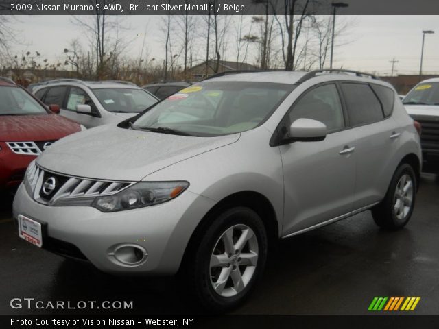 2009 Nissan Murano S AWD in Brilliant Silver Metallic