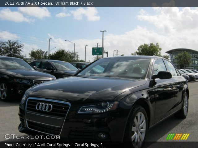 2012 Audi A4 2.0T Sedan in Brilliant Black