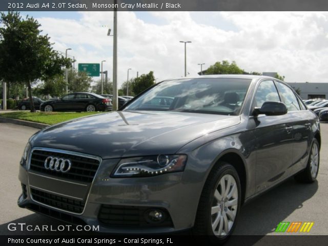 2012 Audi A4 2.0T Sedan in Monsoon Gray Metallic