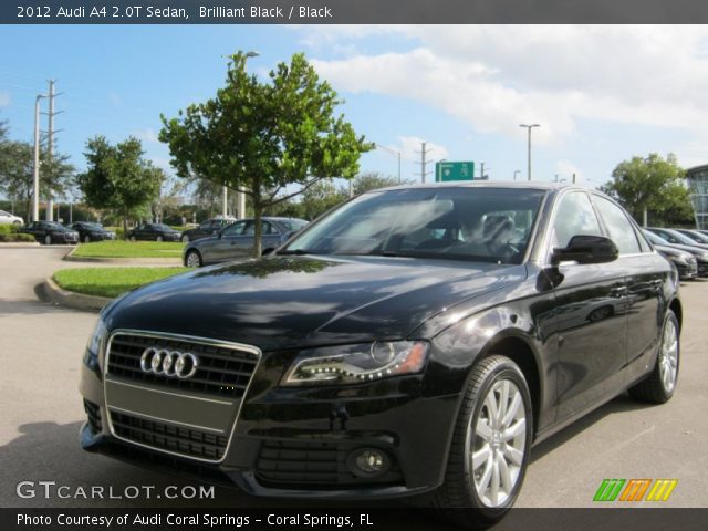 2012 Audi A4 2.0T Sedan in Brilliant Black