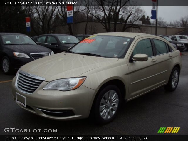 2011 Chrysler 200 LX in White Gold