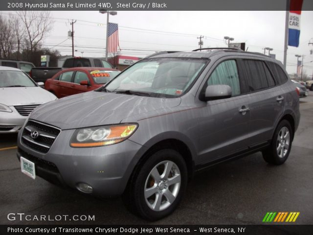 2008 Hyundai Santa Fe Limited 4WD in Steel Gray