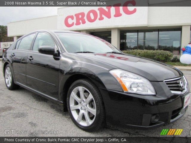 2008 Nissan Maxima 3.5 SE in Super Black