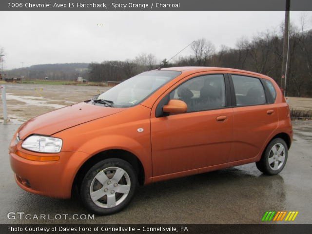 2006 Chevrolet Aveo LS Hatchback in Spicy Orange
