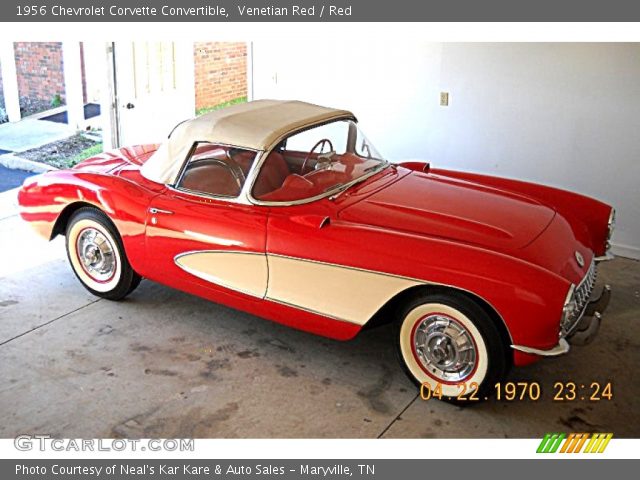 1956 Chevrolet Corvette Convertible in Venetian Red