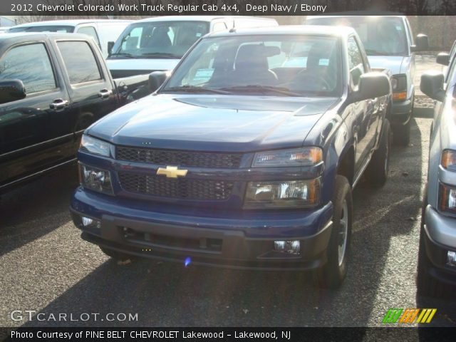 2012 Chevrolet Colorado Work Truck Regular Cab 4x4 in Deep Navy