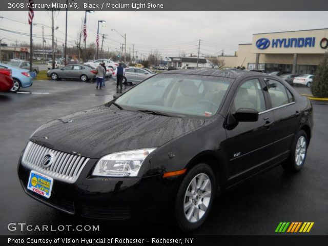 2008 Mercury Milan V6 in Black