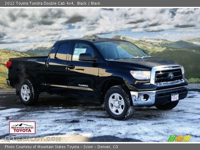 2012 Toyota Tundra Double Cab 4x4 in Black