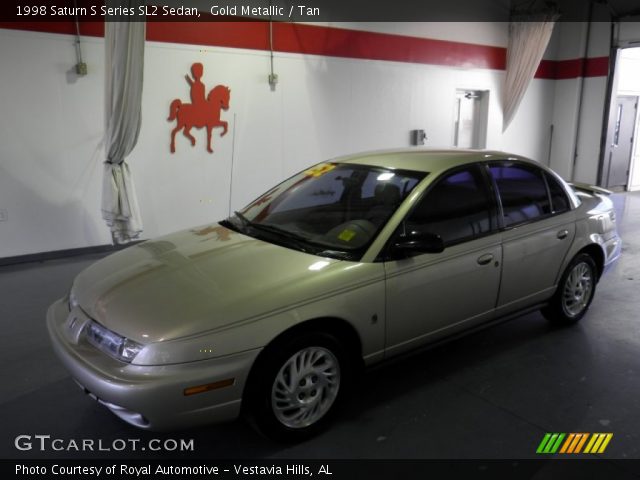 1998 Saturn S Series SL2 Sedan in Gold Metallic