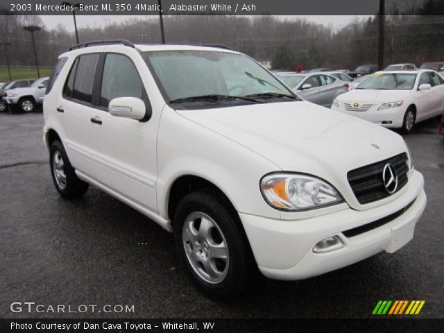 2003 Mercedes-Benz ML 350 4Matic in Alabaster White