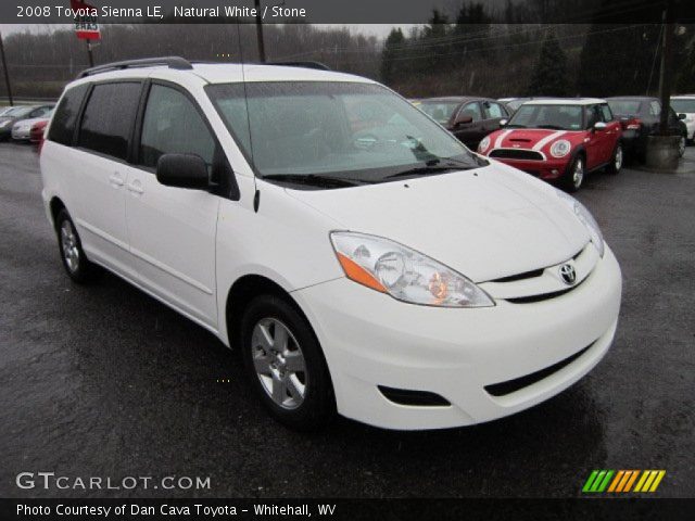2008 Toyota Sienna LE in Natural White