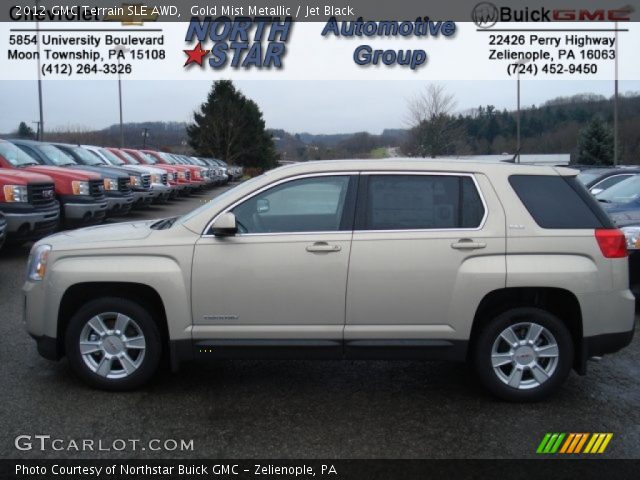 2012 GMC Terrain SLE AWD in Gold Mist Metallic