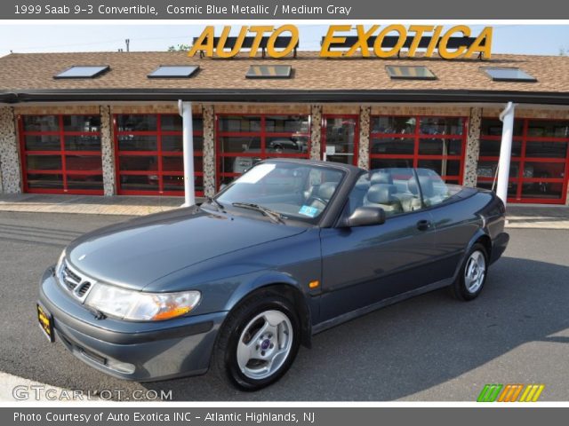 1999 Saab 9-3 Convertible in Cosmic Blue Metallic