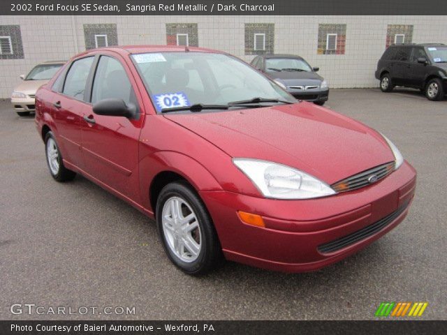 2002 Ford Focus SE Sedan in Sangria Red Metallic