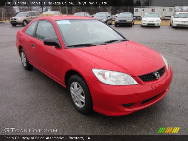 2005 Honda Civic Value Package Coupe in Rallye Red