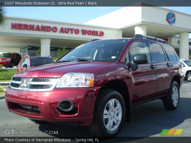 2007 Mitsubishi Endeavor LS in Ultra Red Pearl