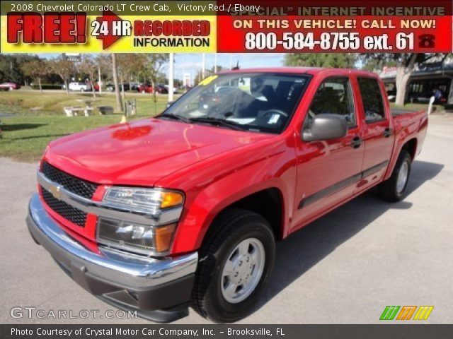 2008 Chevrolet Colorado LT Crew Cab in Victory Red