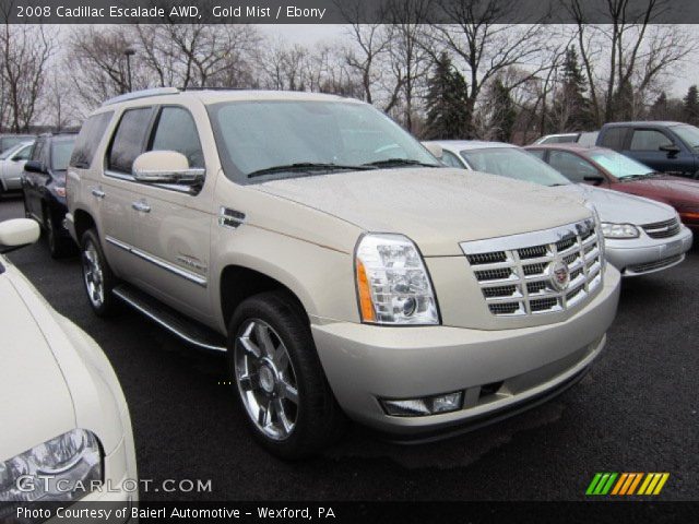 2008 Cadillac Escalade AWD in Gold Mist