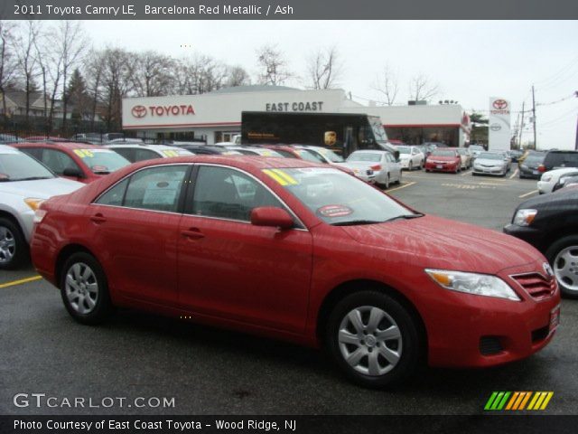 2011 Toyota Camry LE in Barcelona Red Metallic