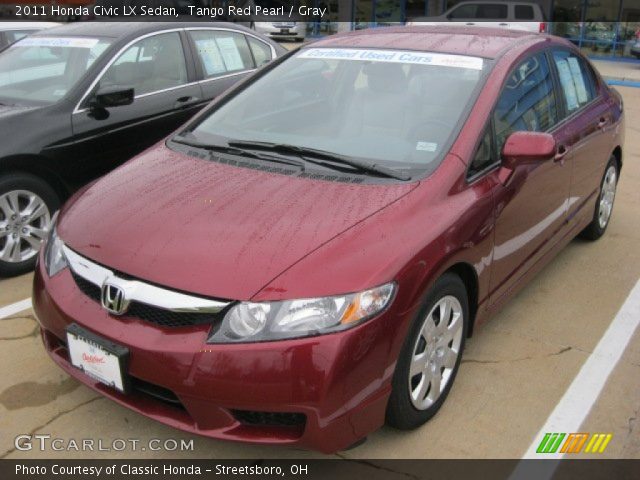 2011 Honda Civic LX Sedan in Tango Red Pearl