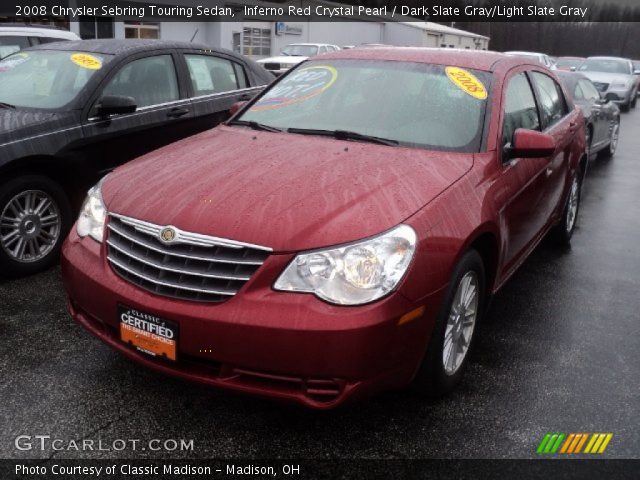 2008 Chrysler Sebring Touring Sedan in Inferno Red Crystal Pearl
