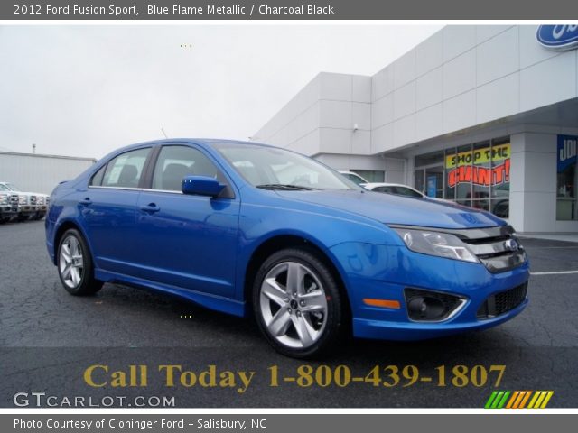 2012 Ford Fusion Sport in Blue Flame Metallic