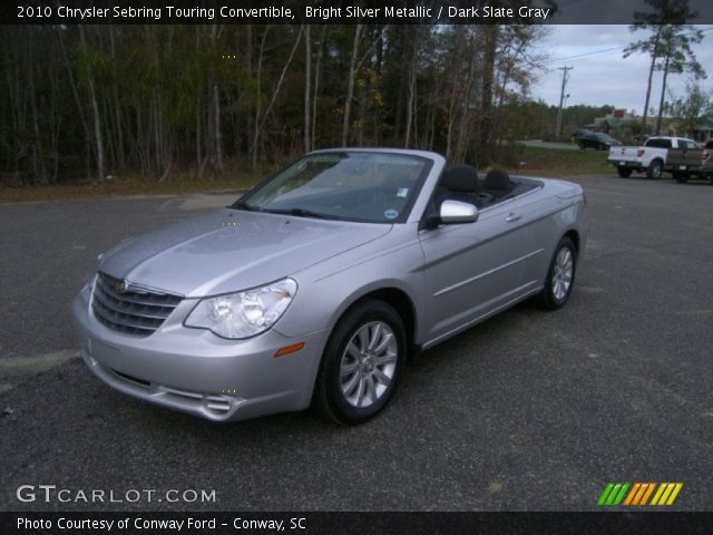 2010 Chrysler Sebring Touring Convertible in Bright Silver Metallic