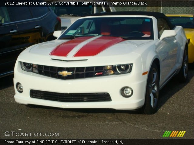 2012 Chevrolet Camaro SS/RS Convertible in Summit White