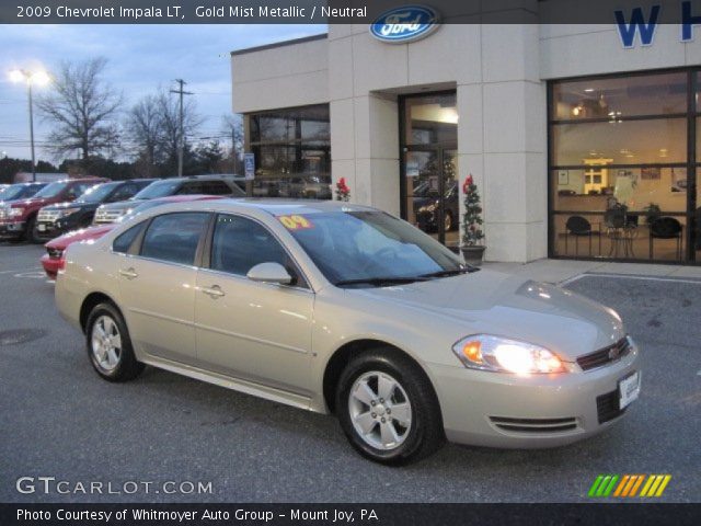 2009 Chevrolet Impala LT in Gold Mist Metallic