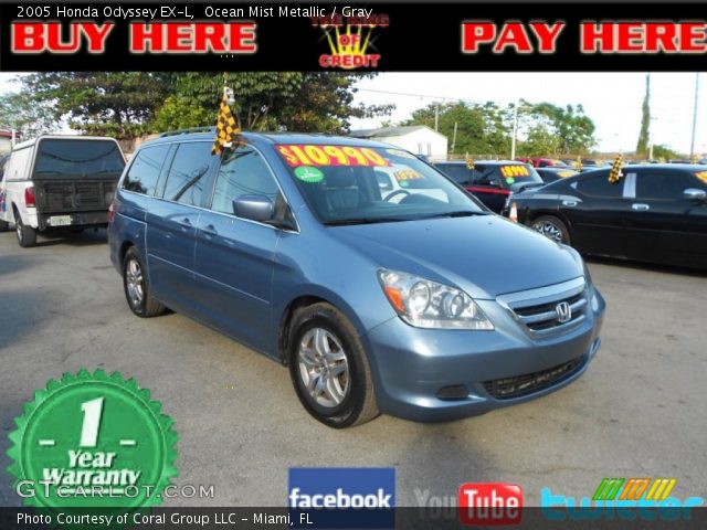 2005 Honda Odyssey EX-L in Ocean Mist Metallic