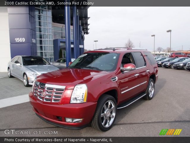 2008 Cadillac Escalade AWD in Sonoma Red