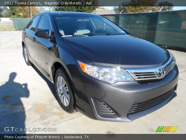 2012 Toyota Camry L in Magnetic Gray Metallic