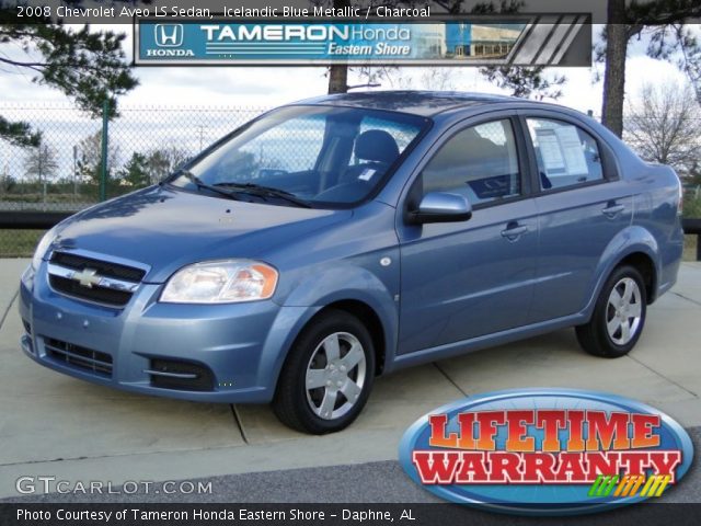 2008 Chevrolet Aveo LS Sedan in Icelandic Blue Metallic