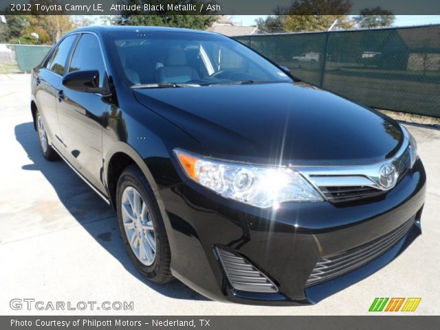 2012 Toyota Camry LE in Attitude Black Metallic