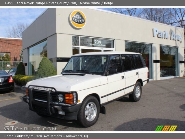 1995 Land Rover Range Rover County LWB in Alpine White