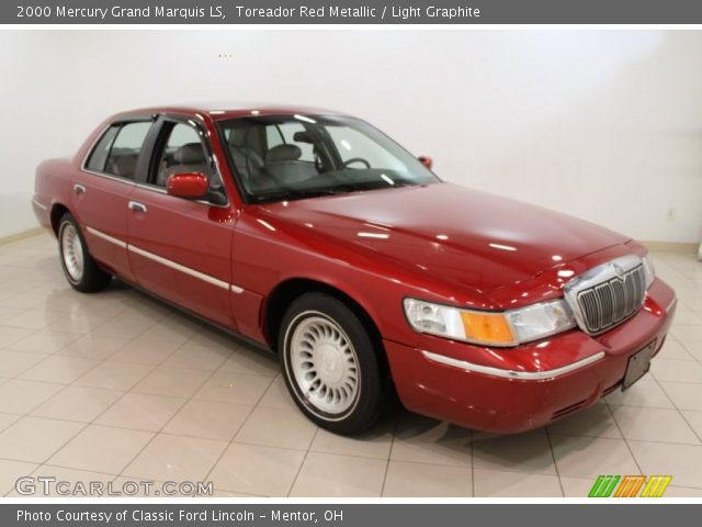 2000 Mercury Grand Marquis LS in Toreador Red Metallic