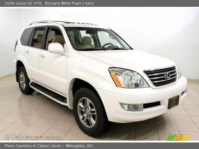 2008 Lexus GX 470 in Blizzard White Pearl