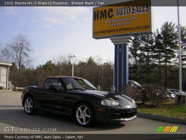 2002 Mazda MX-5 Miata LS Roadster in Brilliant Black
