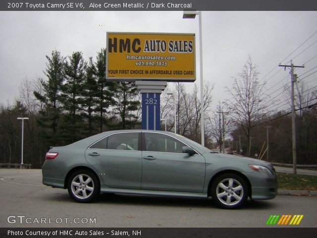 2007 Toyota Camry SE V6 in Aloe Green Metallic