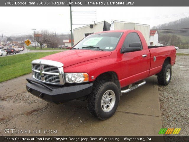 2003 Dodge Ram 2500 ST Regular Cab 4x4 in Flame Red