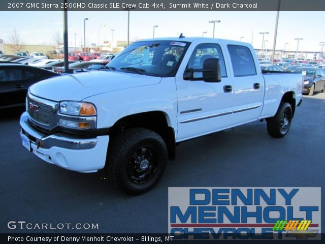 2007 GMC Sierra 2500HD Classic SLE Crew Cab 4x4 in Summit White