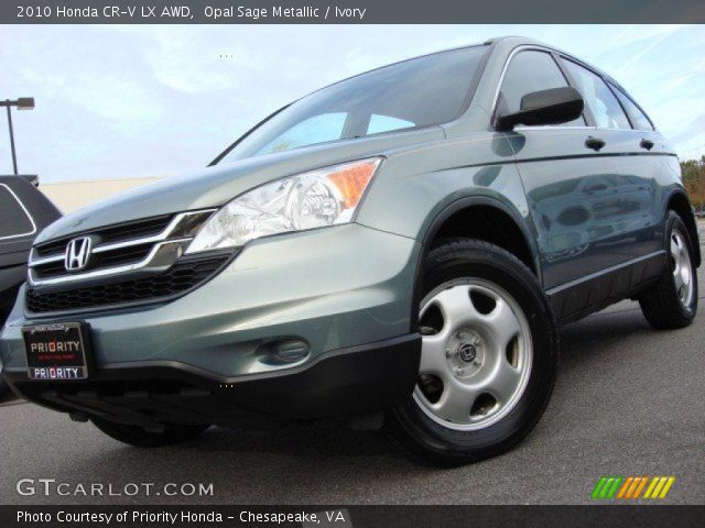 2010 Honda CR-V LX AWD in Opal Sage Metallic