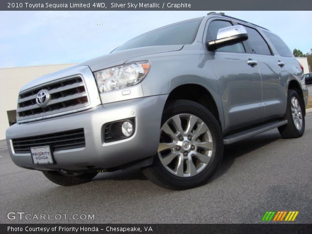2010 Toyota Sequoia Limited 4WD in Silver Sky Metallic
