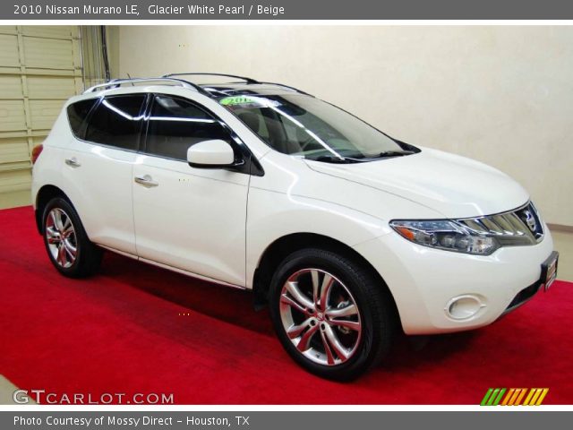 2010 Nissan Murano LE in Glacier White Pearl