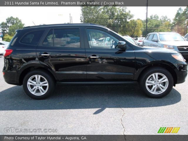 2011 Hyundai Santa Fe Limited in Phantom Black Metallic
